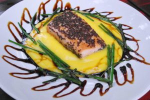 salmão grelhado
